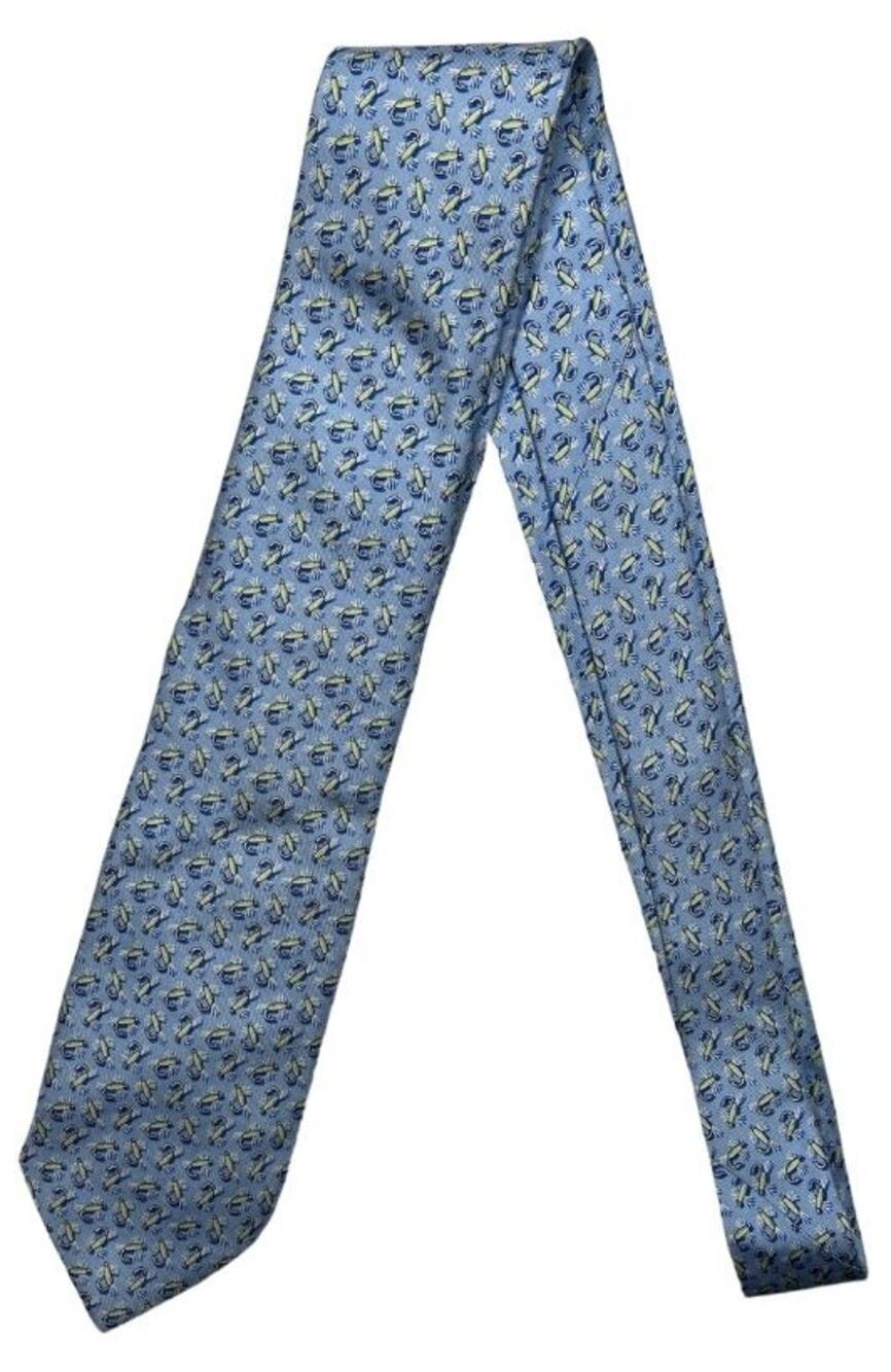 5-99 VINEYARD VINES Martha's Vineyard Handpicked by Shep & Ian Fishing Lures Tie